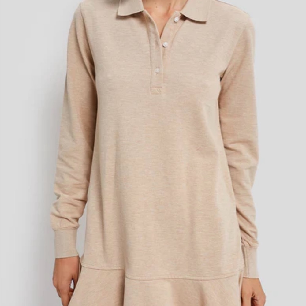 Tuckernuck Sandstone Long Sleeve Pique May Polo Dress Size Medium
Modern Cotton - Picture 2 of 12